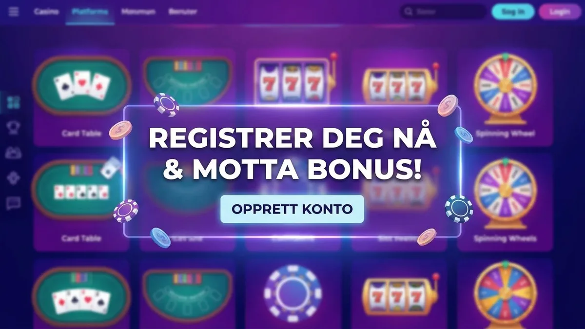 Registrering med bonus